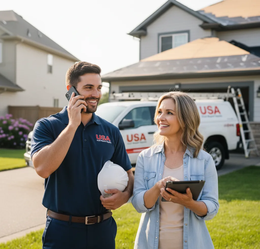 USA Roof Repair Experts customer support in Tolar